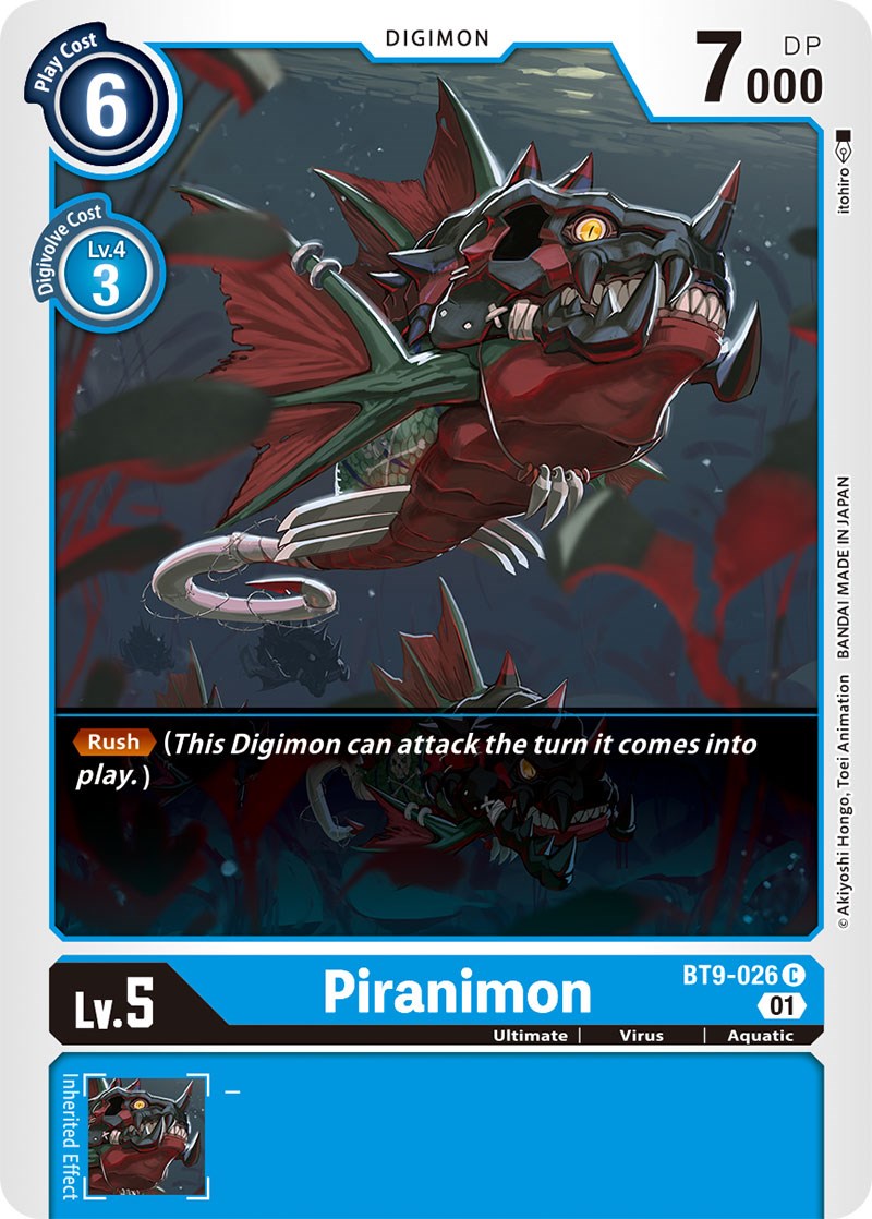 Piranimon [BT09 - BT9-026 C]