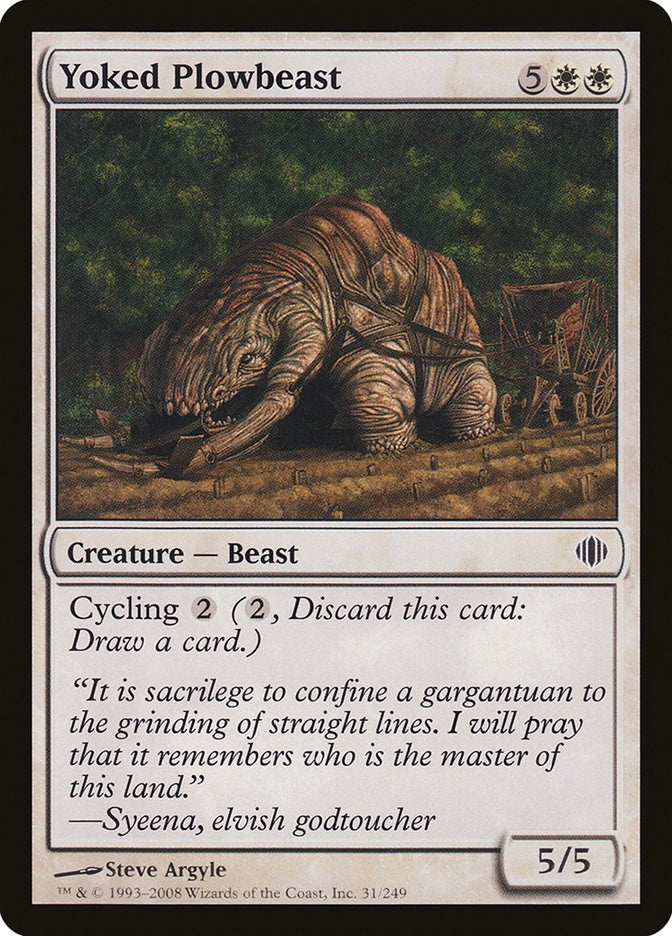 Yoked Plowbeast [ALA - 31]