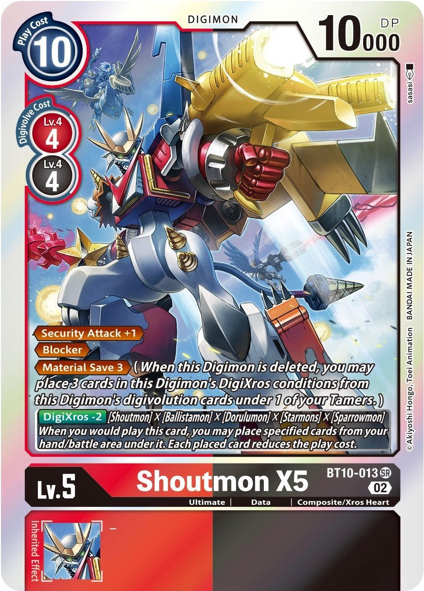 Shoutmon X5 [BT10 - BT10-013 SR]