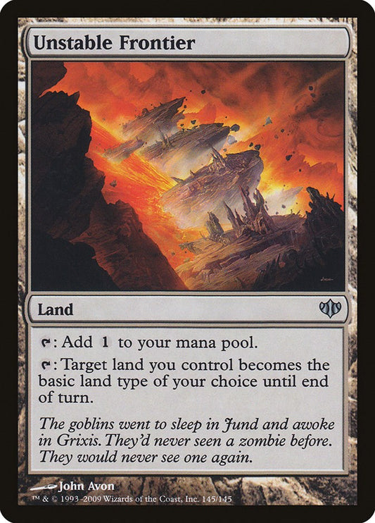 Unstable Frontier [CON - 145]