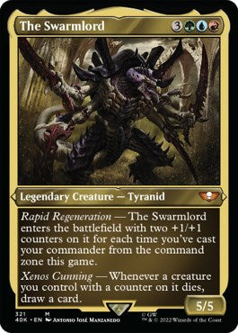 The Swarmlord (Display Commander) (Foil Etched) - Thick Stock