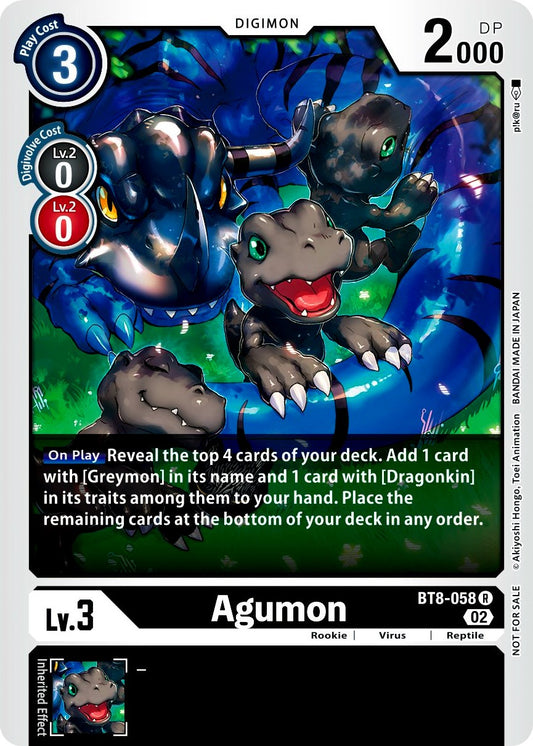 Agumon (Xros Encounter Pre-Release) [BT08 - BT8-058 R]