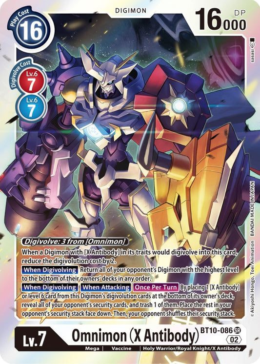 Omnimon (X Antibody) [BT10 - BT10-086 SR]