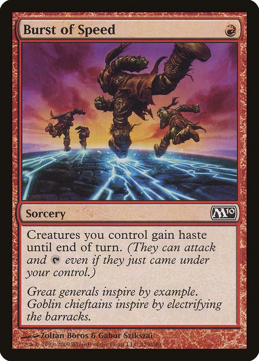 Burst of Speed [M10 - 129]