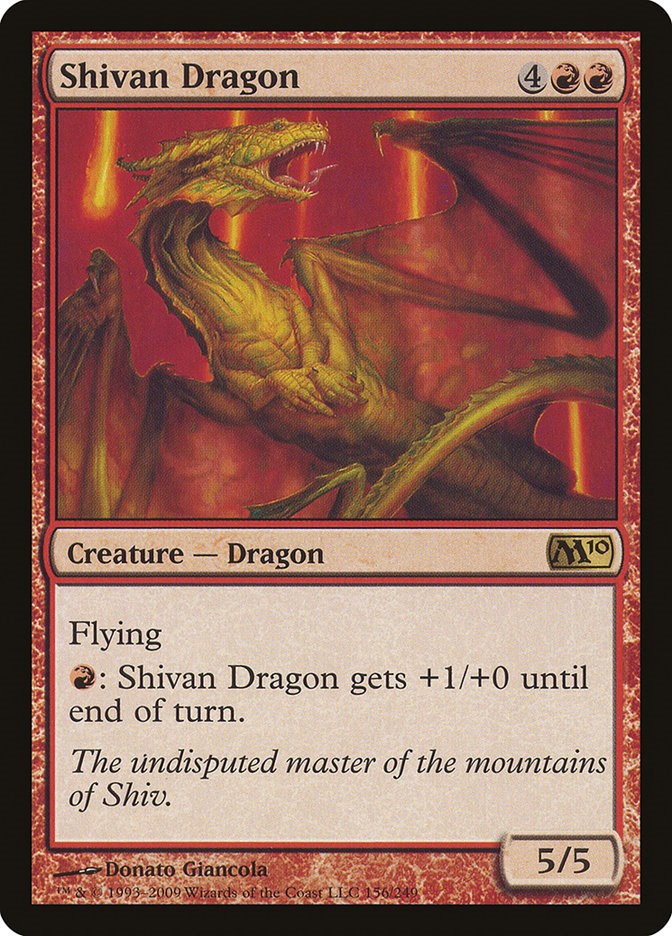 Shivan Dragon [M10 - 156]