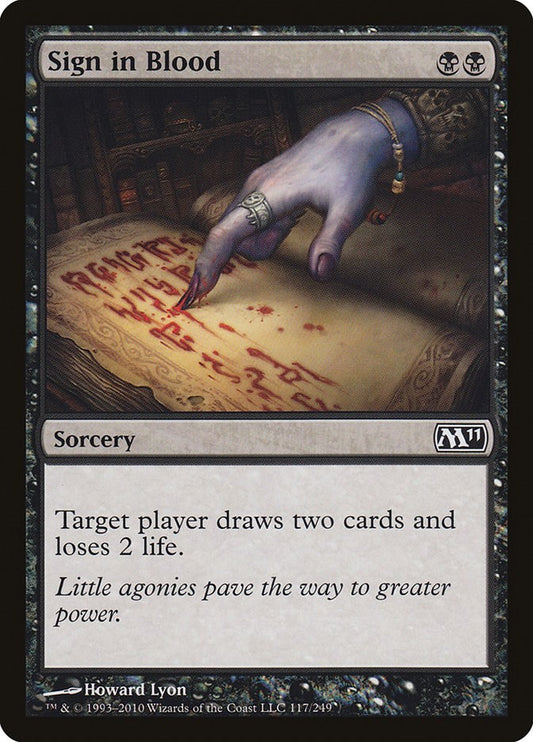 Sign in Blood [M11 - 117]