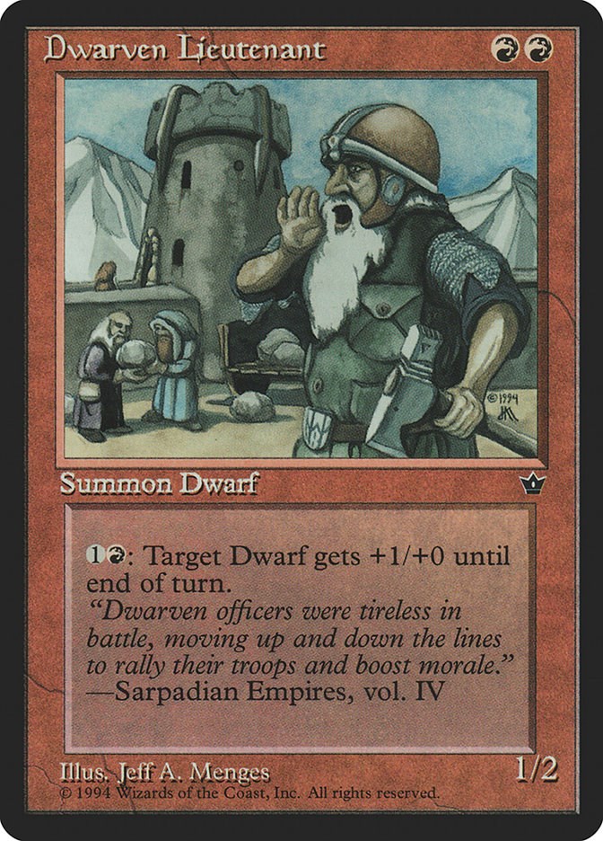 Dwarven Lieutenant [FEM - N/A]