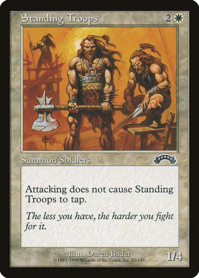 Standing Troops [EXO - 22]