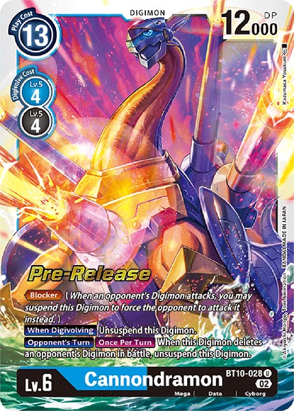 Cannondramon [BT10_PR - BT10-028 U]