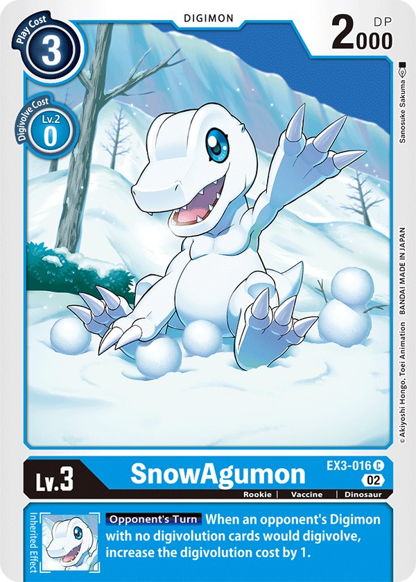 SnowAgumon [EX03 - EX3-016 C]