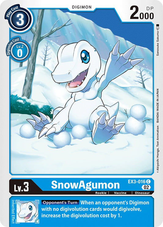 SnowAgumon [EX03 - EX3-016 C]
