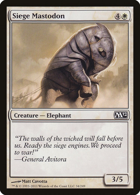 Siege Mastodon [M12 - 34]