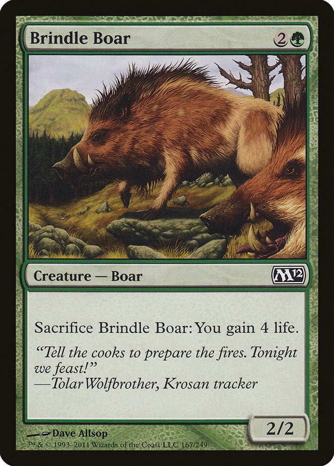Brindle Boar [M12 - 167]