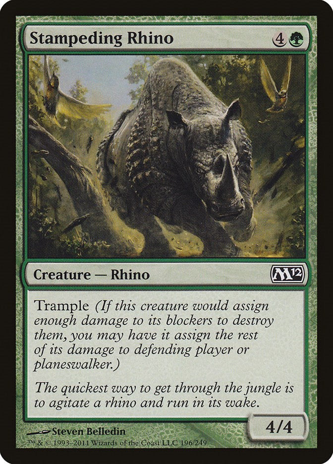 Stampeding Rhino [M12 - 196]