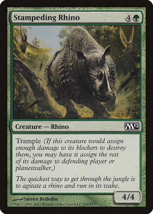 Stampeding Rhino [M12 - 196]