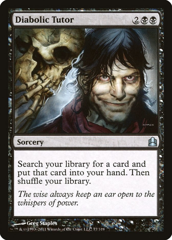 Diabolic Tutor [CMD - 77]