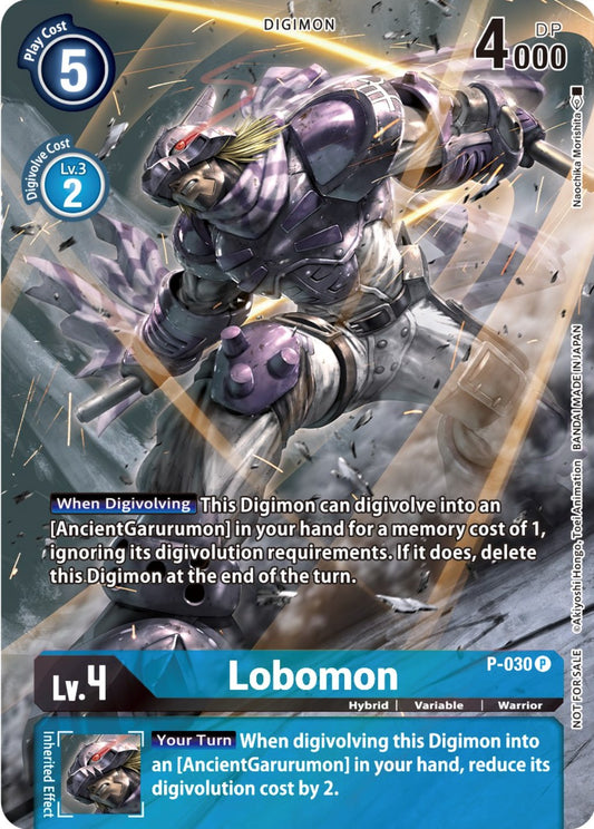 Lobomon - P-030 (2nd Anniversary Frontier Card) [D-PR - P-030 P]