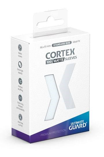 Cortex Sleeves Standard Size - Matte Transparent (100ct.)