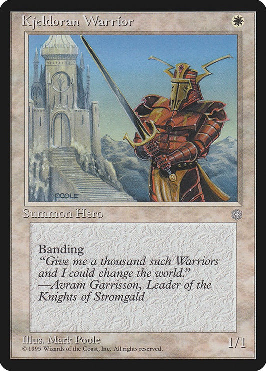 Kjeldoran Warrior [ICE - N/A]