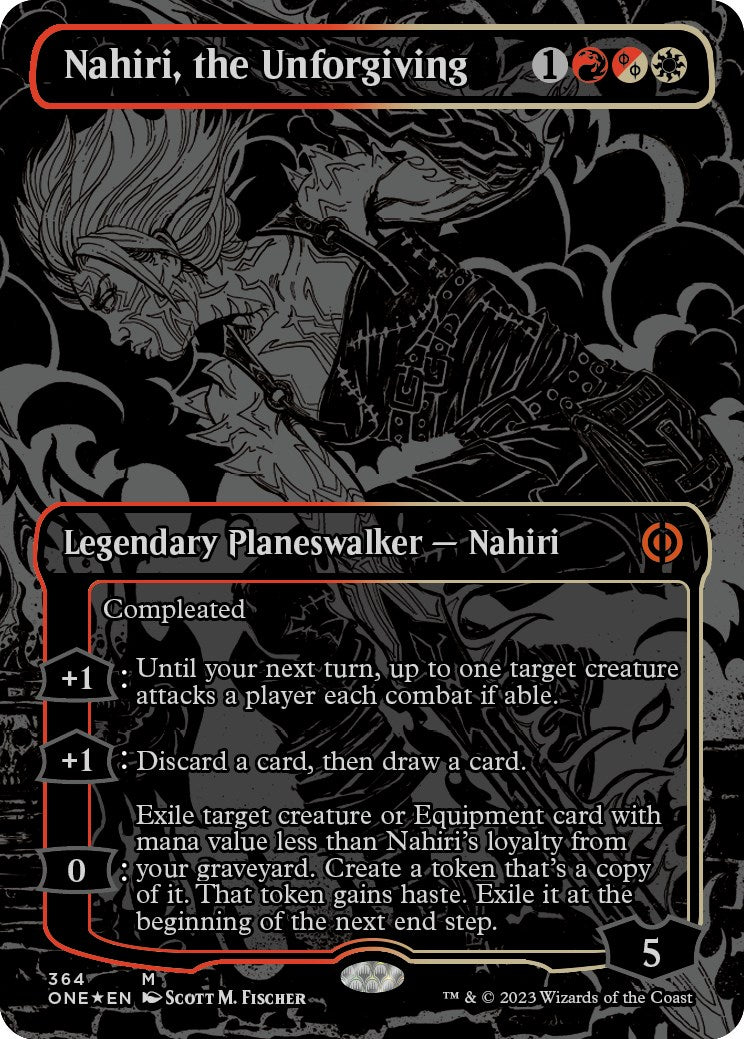 Nahiri, the Unforgiving (Oil Slick Raised Foil)