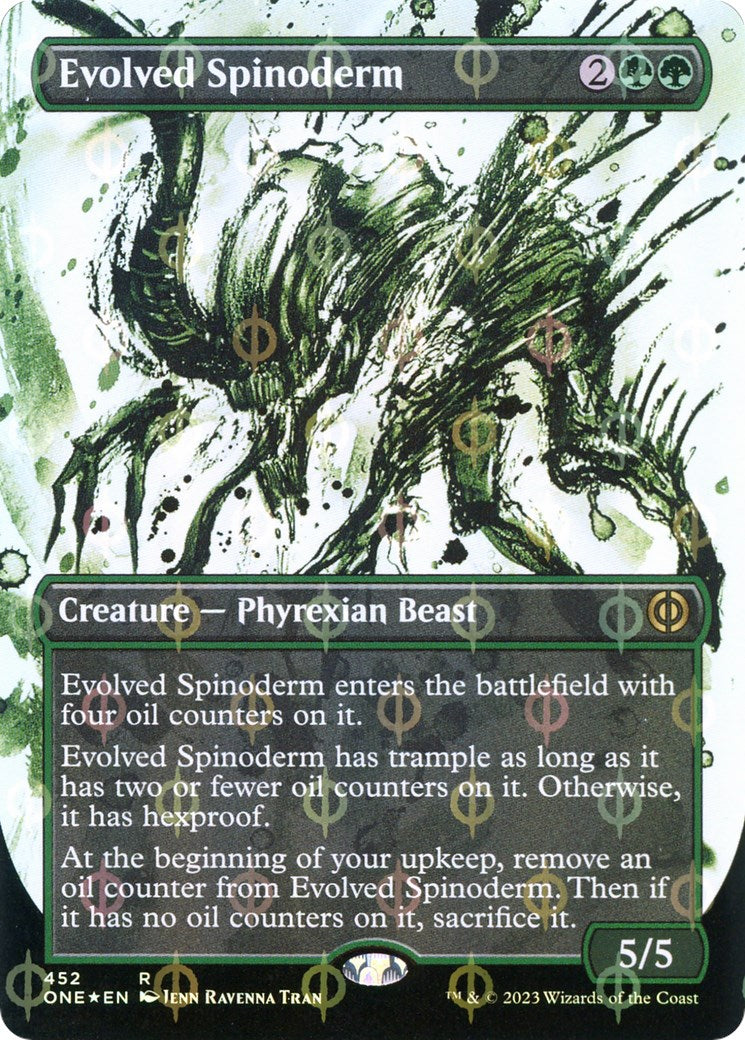 Evolved Spinoderm (Showcase) (Step-and-Compleat Foil)
