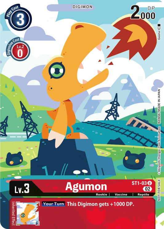 Agumon (Digimon Illustration Competition Pack 2022) [BT11 - ST1-03 U]