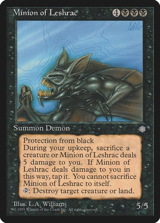 Minion of Leshrac [ICE - N/A]
