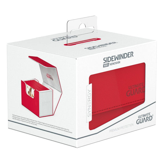 Synergy Sidewinder Xenoskin Deck Case 100+ - Red/White