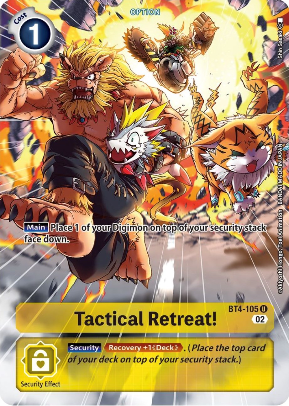 Tactical Retreat! (Alternate Art) [ST-14 - BT4-105 U]