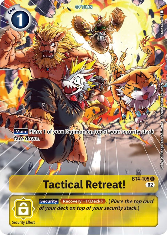 Tactical Retreat! (Alternate Art) [ST-14 - BT4-105 U]