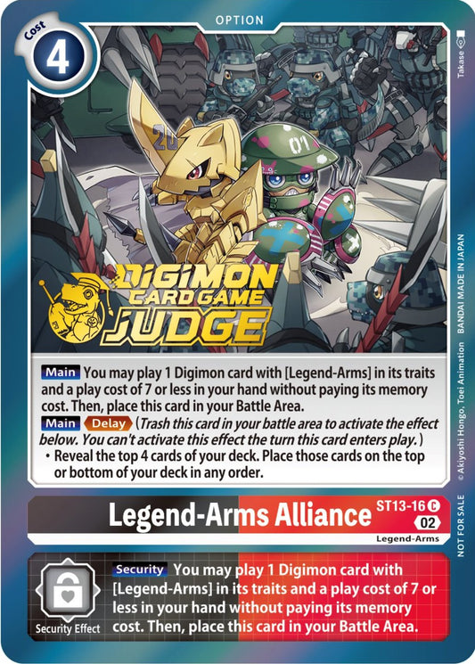 Legend-Arms Alliance (Judge Pack 3) [ST-13 - ST13-16 C]