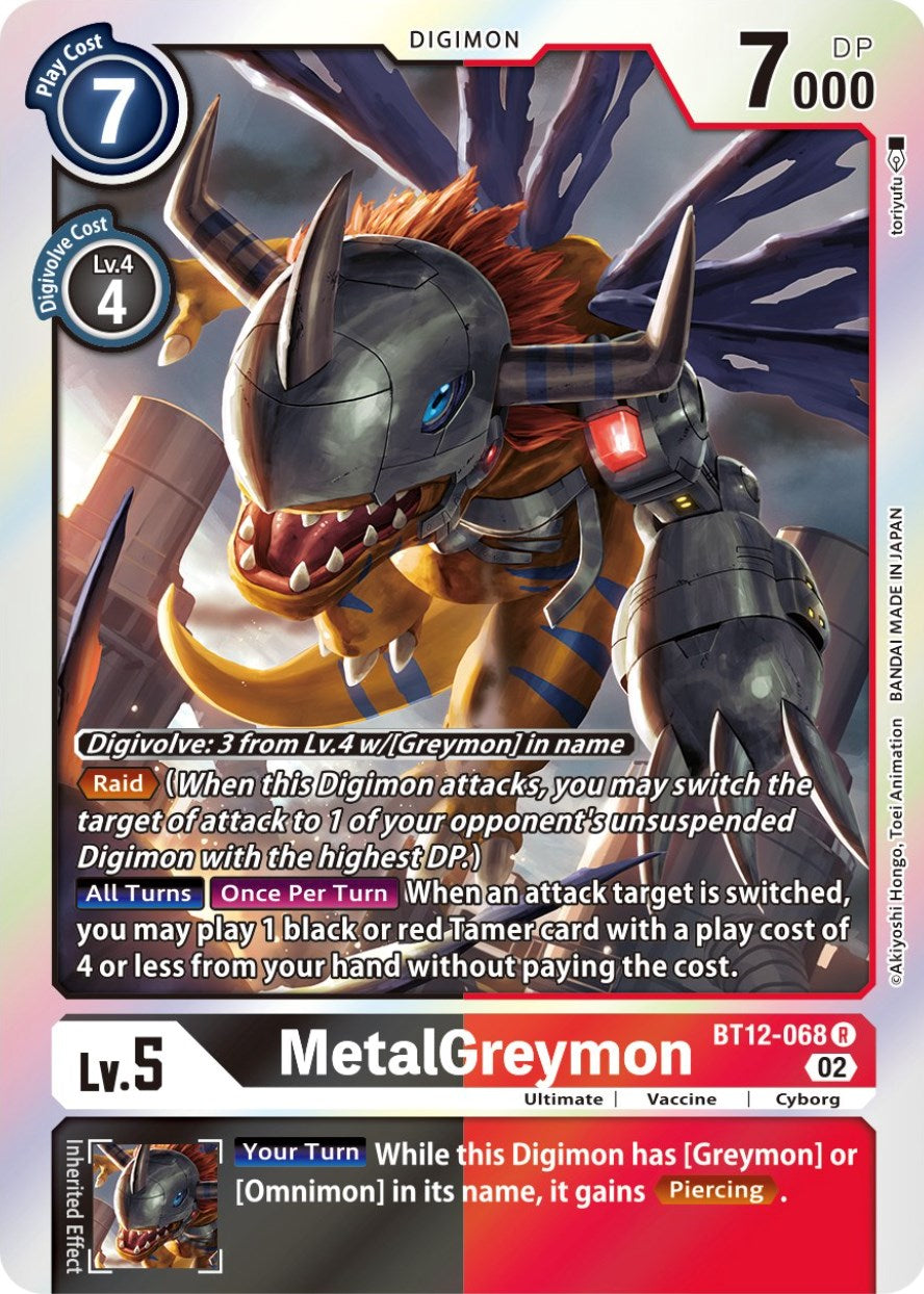 MetalGreymon [BT12 - BT12-068 R]