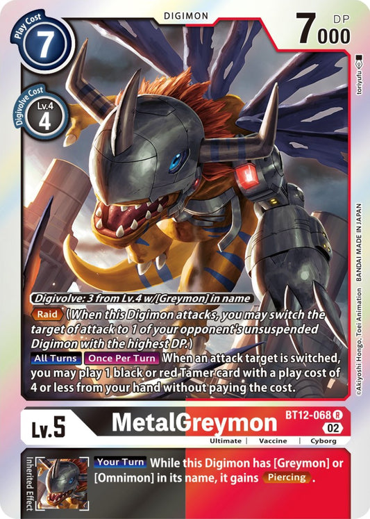 MetalGreymon [BT12 - BT12-068 R]