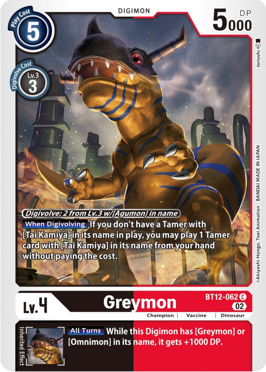 Greymon [BT12 - BT12-062 C]