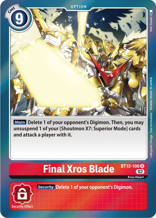 Final Xros Blade [BT12 - BT12-100 R]
