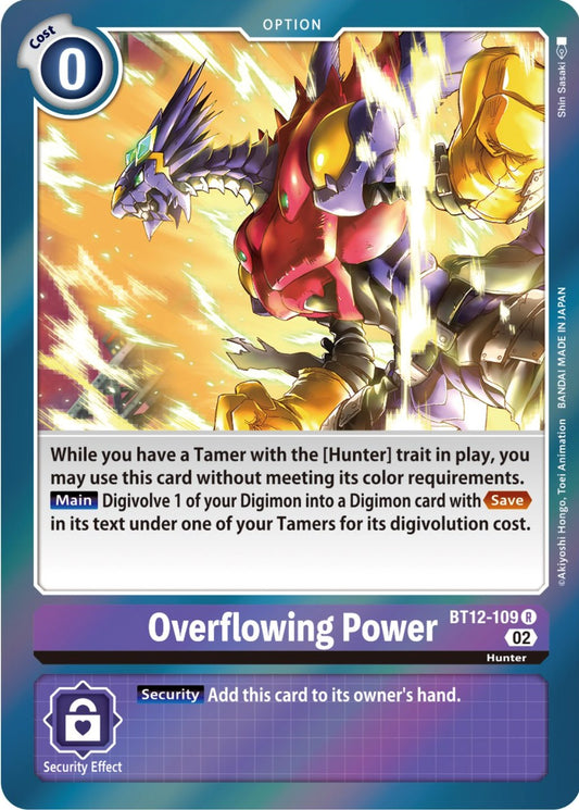 Overflowing Power [BT12 - BT12-109 R]
