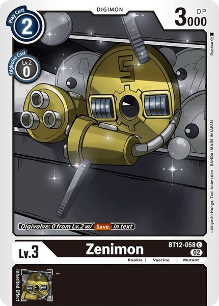 Zenimon [BT12 - BT12-058 C]