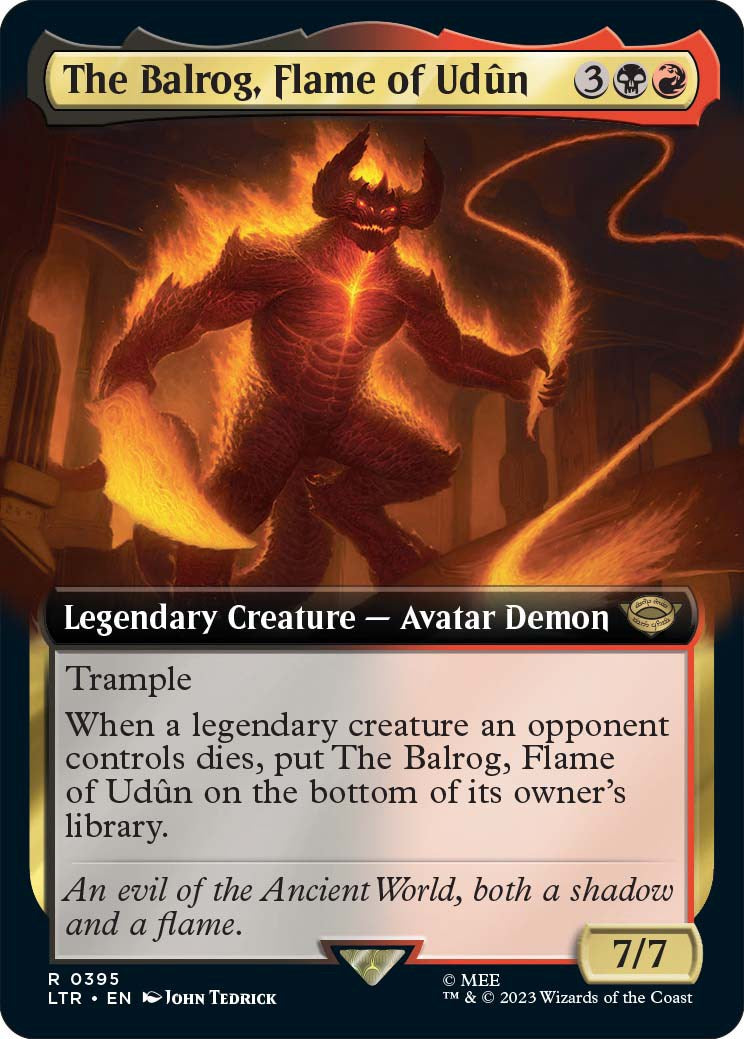 The Balrog, Flame of Udun (Extended Art)