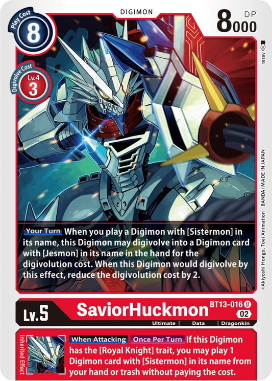 SaviorHuckmon [BT13 - BT13-016 U]