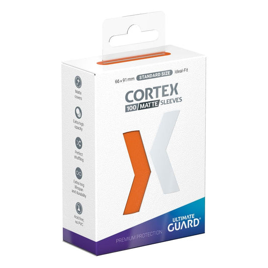 Ultimate Guard Cortex Sleeves Standard Size Matte - Orange (100-Pack) [000]