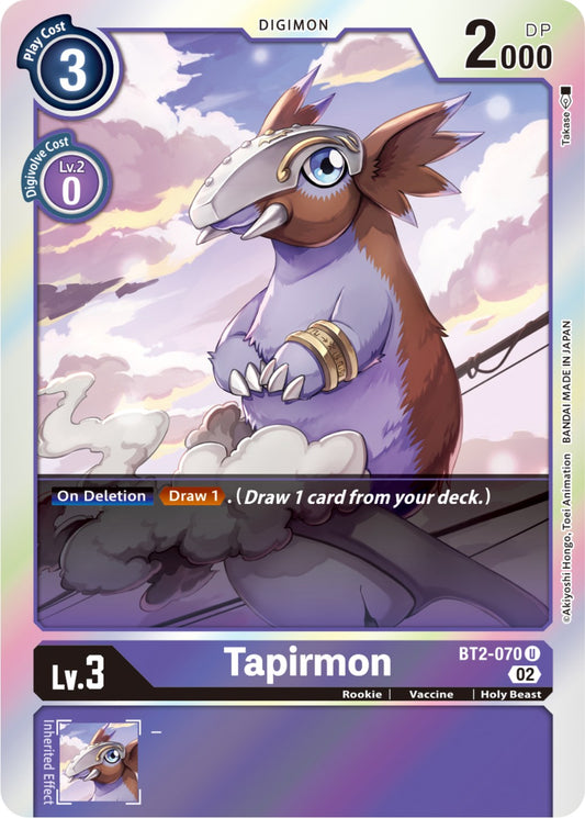 Tapirmon (Resurgence Booster Reprint) [RB-01 - BT2-070 U]