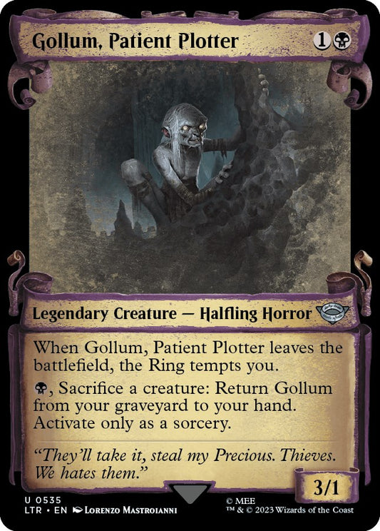 Gollum, Patient Plotter (Showcase Scrolls)