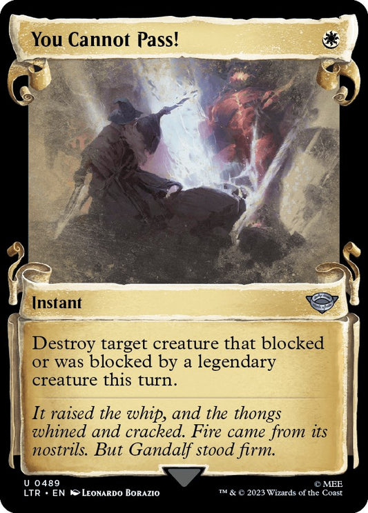 You Cannot Pass! (Showcase Scrolls)