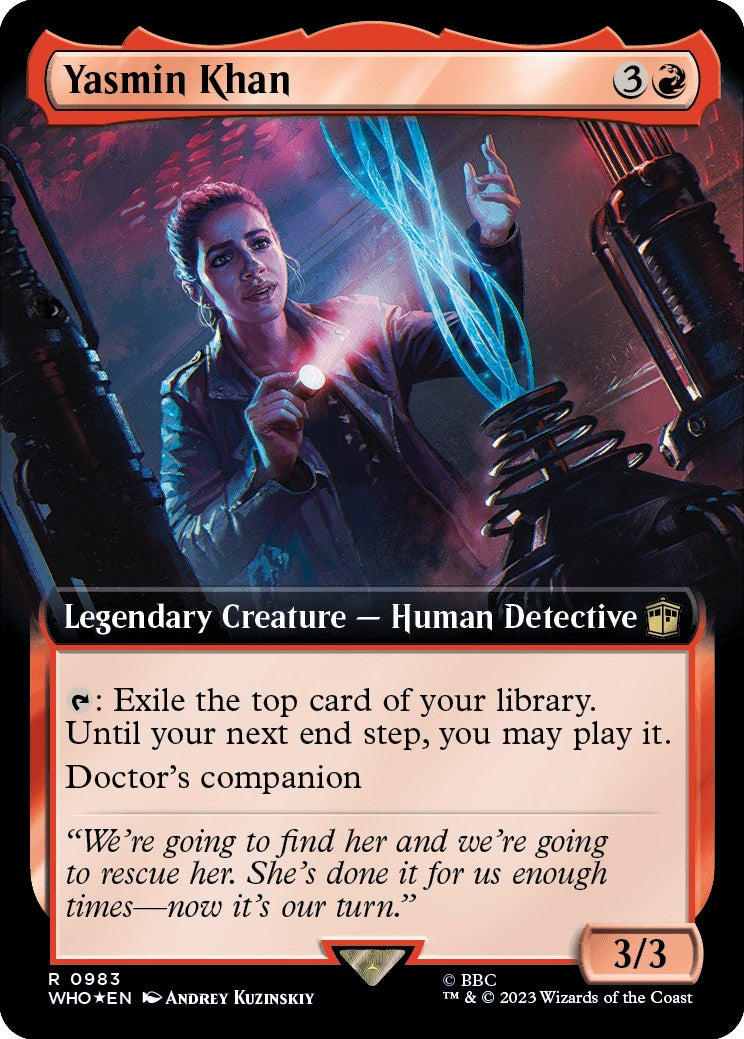 Yasmin Khan (Extended Art) (Surge Foil)