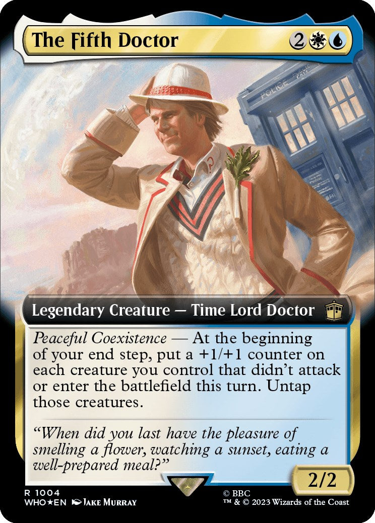 The Fifth Doctor (Extended Art) (Surge Foil)