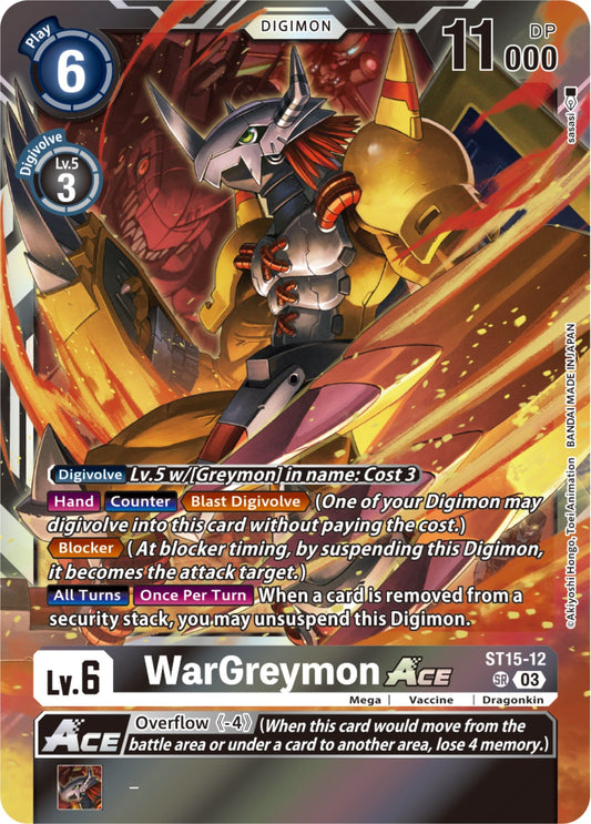 WarGreymon ACE [ST-15 - ST15-12 SR]