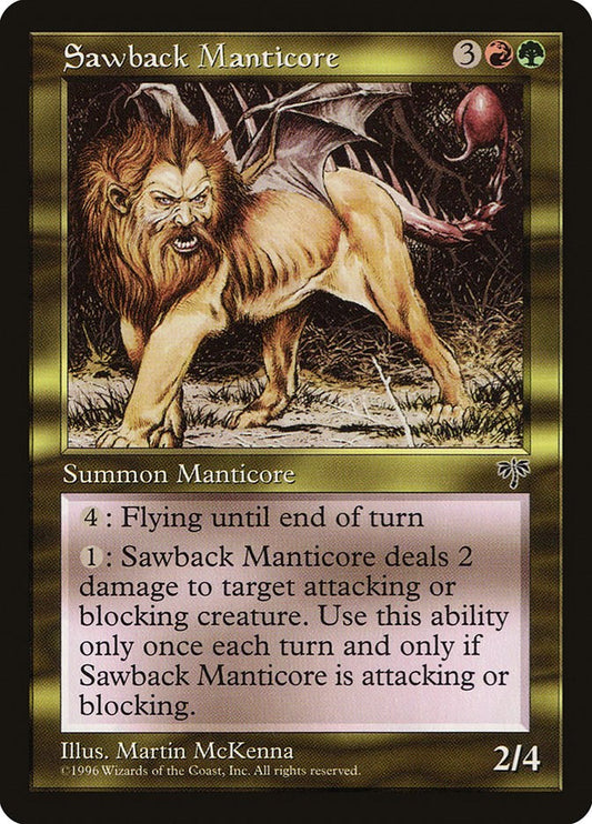 Sawback Manticore [MIR - N/A]