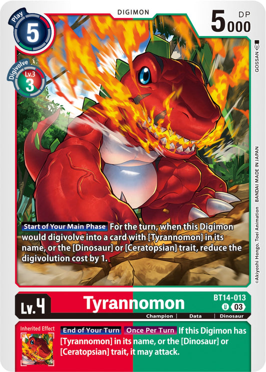 Tyrannomon [BT14 - BT14-013 U]