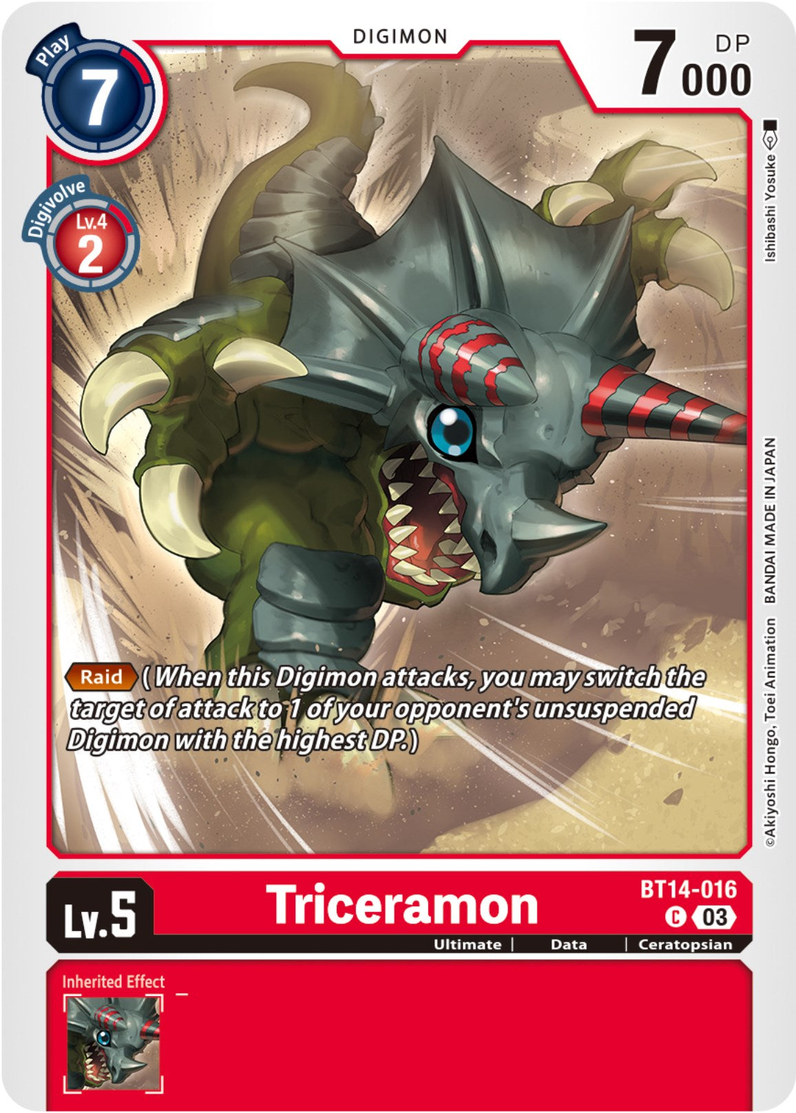 Triceramon [BT14 - BT14-016 C]