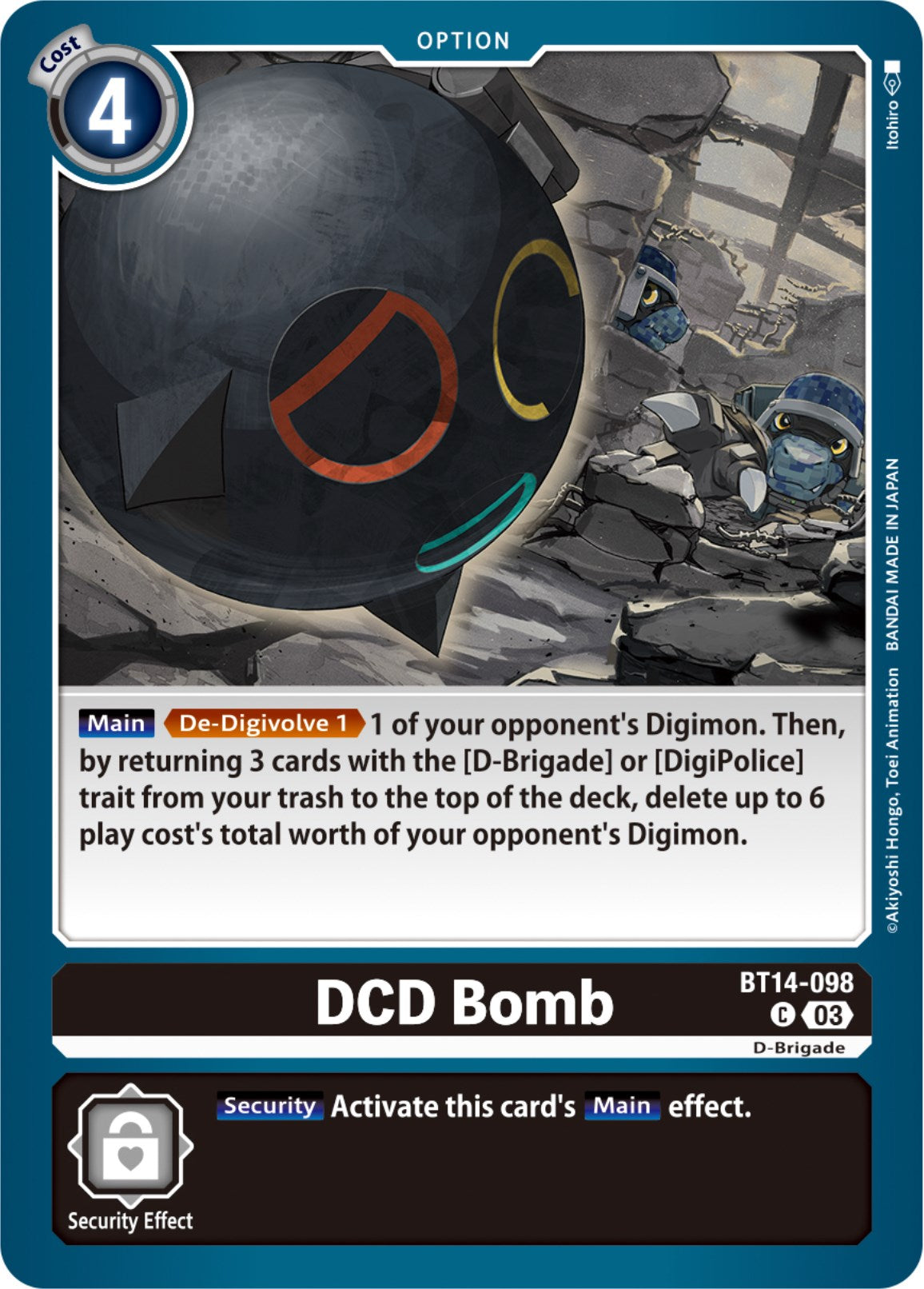 DCD Bomb [BT14 - BT14-098 C]